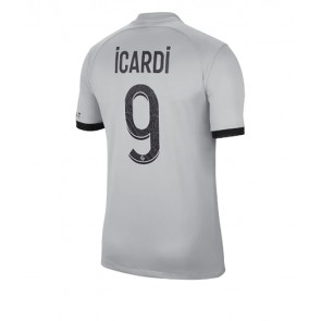 Paris Saint-Germain Mauro Icardi #9 Bortatröja 2022-23 Kortärmad